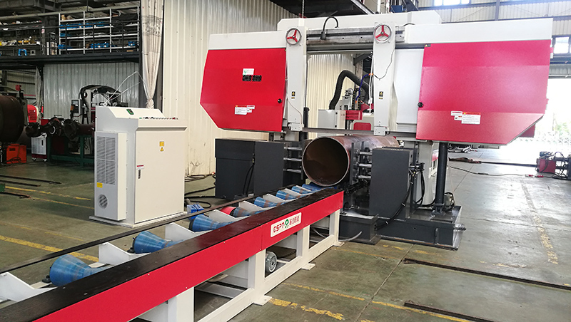 管道高效切割带锯床(图3)