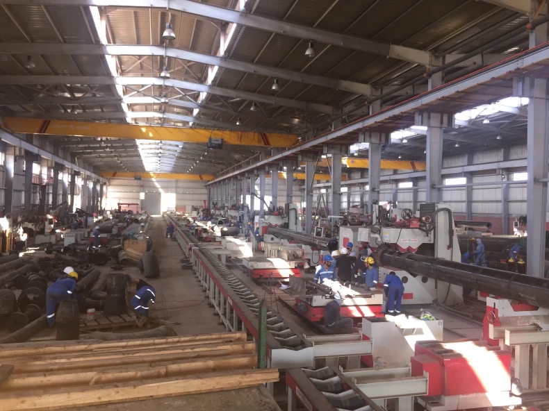 固定车间式管道预制生产线(图5)