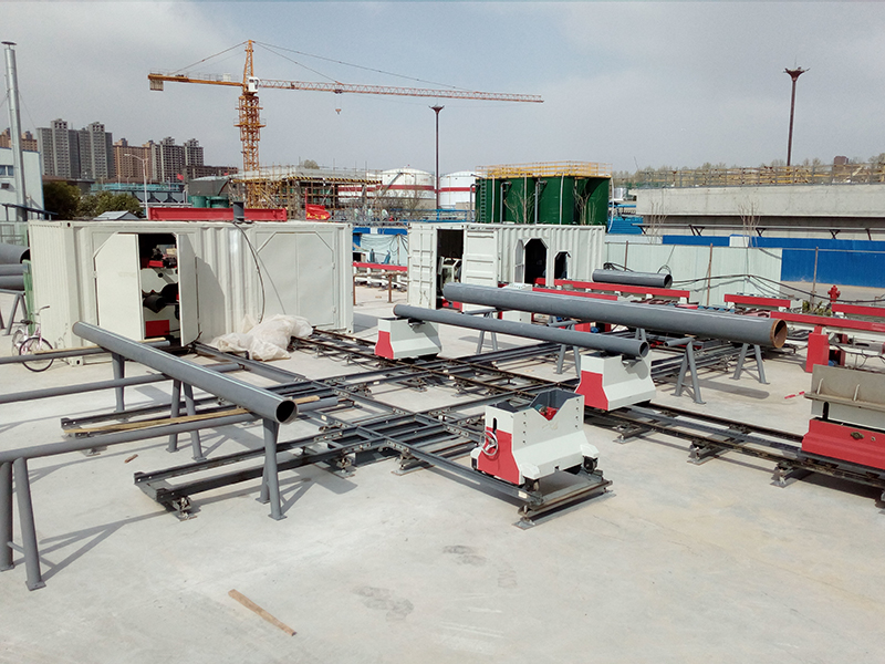 橇装场地式管道预制生产线(图4) 橇装场地式管道预制生产线(图4)